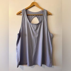 Athleta tank top size 1x lavender color